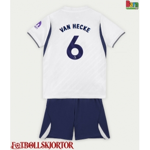 Tottenham Hotspur Jan Paul van Hecke #6 Hemmakläder Barn 2026-27 Kortärmad (+ Korta byxor)